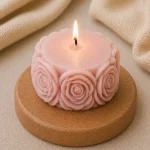 Свеча декоративная «Розы цилиндр» — изображение 5