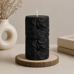 Свеча интерьерная «Цветы» цилиндр — изображение 3
