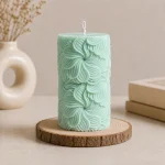 Свеча интерьерная «Цветы» цилиндр — изображение 6