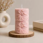 Свеча интерьерная «Цветы» цилиндр — изображение 7