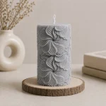 Свеча интерьерная «Цветы» цилиндр — изображение 8