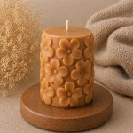 Свеча декоративная «Цветочный цилиндр»