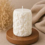 Свеча декоративная «Цветочный цилиндр» — изображение 4