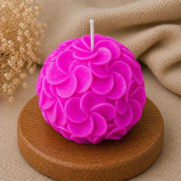 Свеча декоративная «Цветочная сфера»