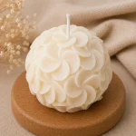 Свеча декоративная «Цветочная сфера» — изображение 3