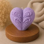 Свеча декоративная «Резное сердце» — изображение 4