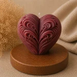 Свеча декоративная «Резное сердце» — изображение 2