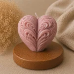 Свеча декоративная «Резное сердце»