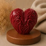 Свеча декоративная «Орнамент сердце» — изображение 7