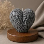 Свеча декоративная «Орнамент сердце» — изображение 2