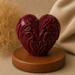 Свеча декоративная «Орнамент сердце» — изображение 5