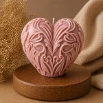 Свеча декоративная «Орнамент сердце» — изображение 4