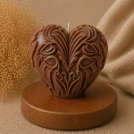 Свеча декоративная «Орнамент сердце» — изображение 3