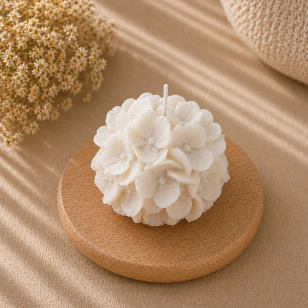 Свеча декоративная «Гортензия»