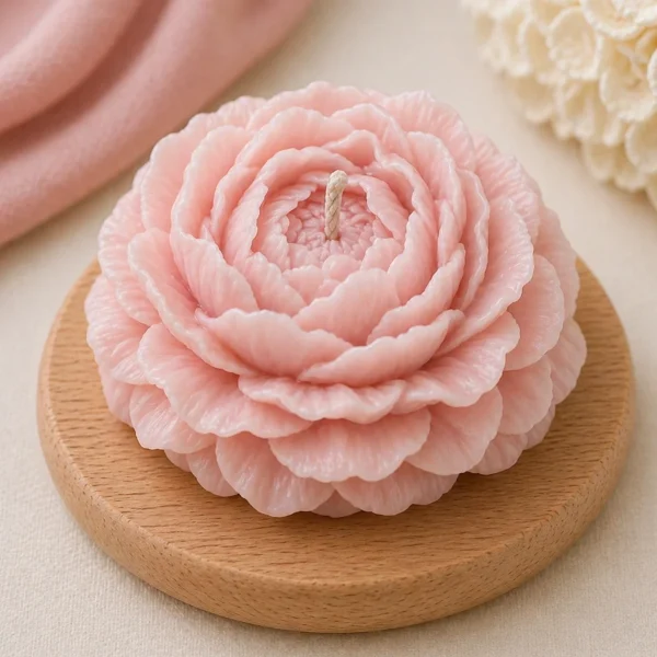 Свеча декоративная «Пион»