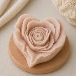 Свеча декоративная «Роза сердце» — изображение 2