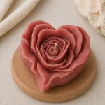 Свеча декоративная «Роза сердце» — изображение 4