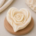 Свеча декоративная «Роза сердце» — изображение 5