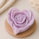 Свеча декоративная «Роза сердце» — изображение 6