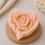 Свеча декоративная «Роза сердце» — изображение 7