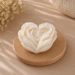 Свеча декоративная «Цветок сердце»