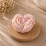 Свеча декоративная «Цветок сердце» — изображение 6