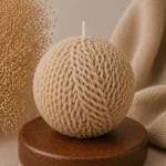 Свеча декоративная «Текстурный шар» — изображение 2