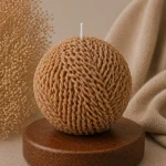 Свеча декоративная «Текстурный шар» — изображение 4