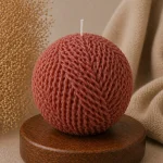 Свеча декоративная «Текстурный шар»