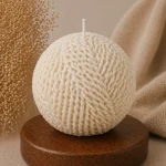 Свеча декоративная «Текстурный шар» — изображение 5