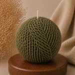 Свеча декоративная «Текстурный шар» — изображение 6