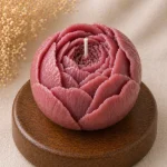 Свеча декоративная «Бутон пиона»