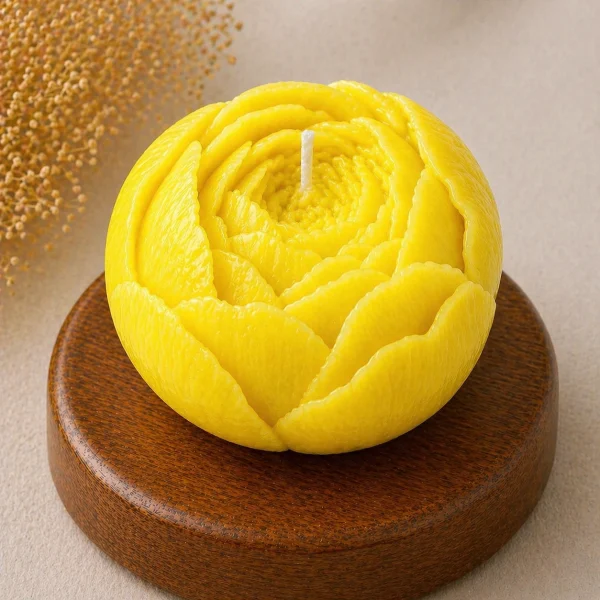 Свеча декоративная «Бутон пиона»