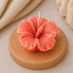 Свеча декоративная «Гибискус» — изображение 3