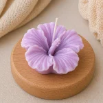 Свеча декоративная «Гибискус» — изображение 4