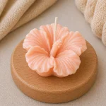 Свеча декоративная «Гибискус» — изображение 5