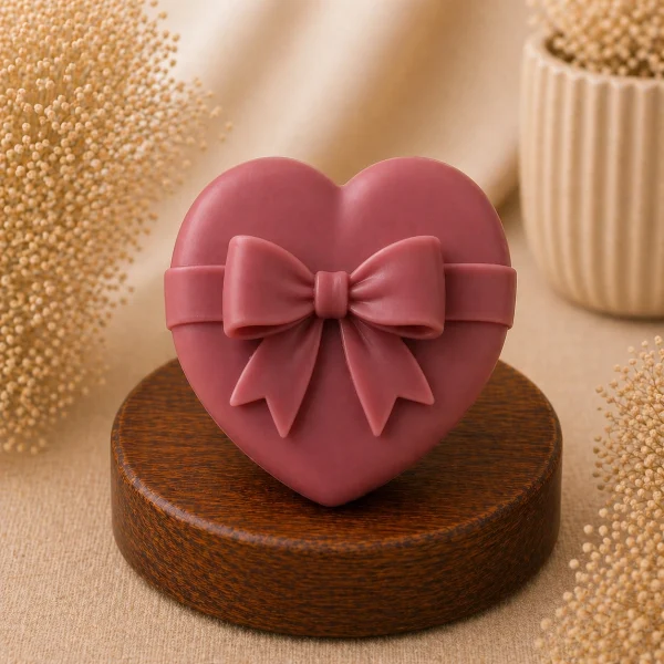 Мыло декоративное «Сердце с бантом»